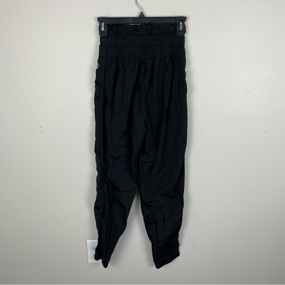 Free People Movement The Way Home Joggers Womens XS Black High Waist Nylon - Picture 6 of 8
